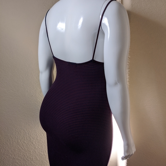 Stunning fitted Striped Navy Red Sexy Bodycon - Picture 8 of 10